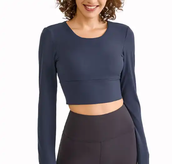 Custom Long-Sleeve Yoga Shirts
