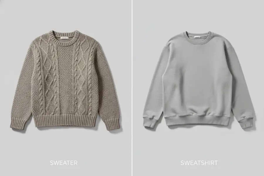 Sweater vs Sweatshirt: Pros and Cons