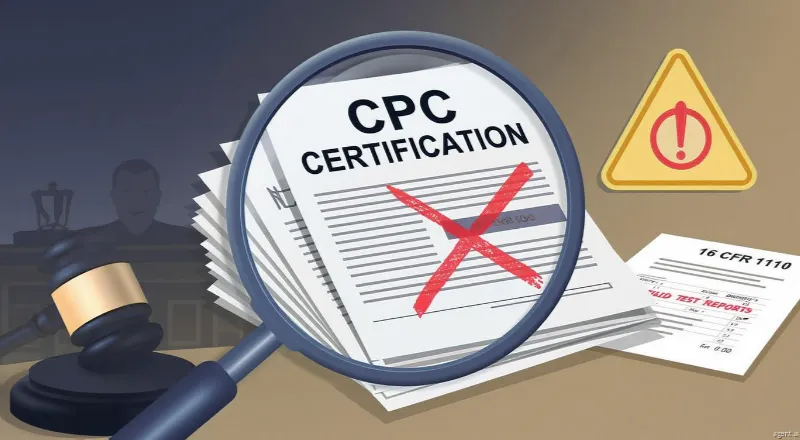 The importer or domestic manufacturer must issue a Children’s Product Certificate (CPC) to clear customs.